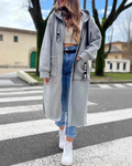 Marina | Chaqueta larga con capucha