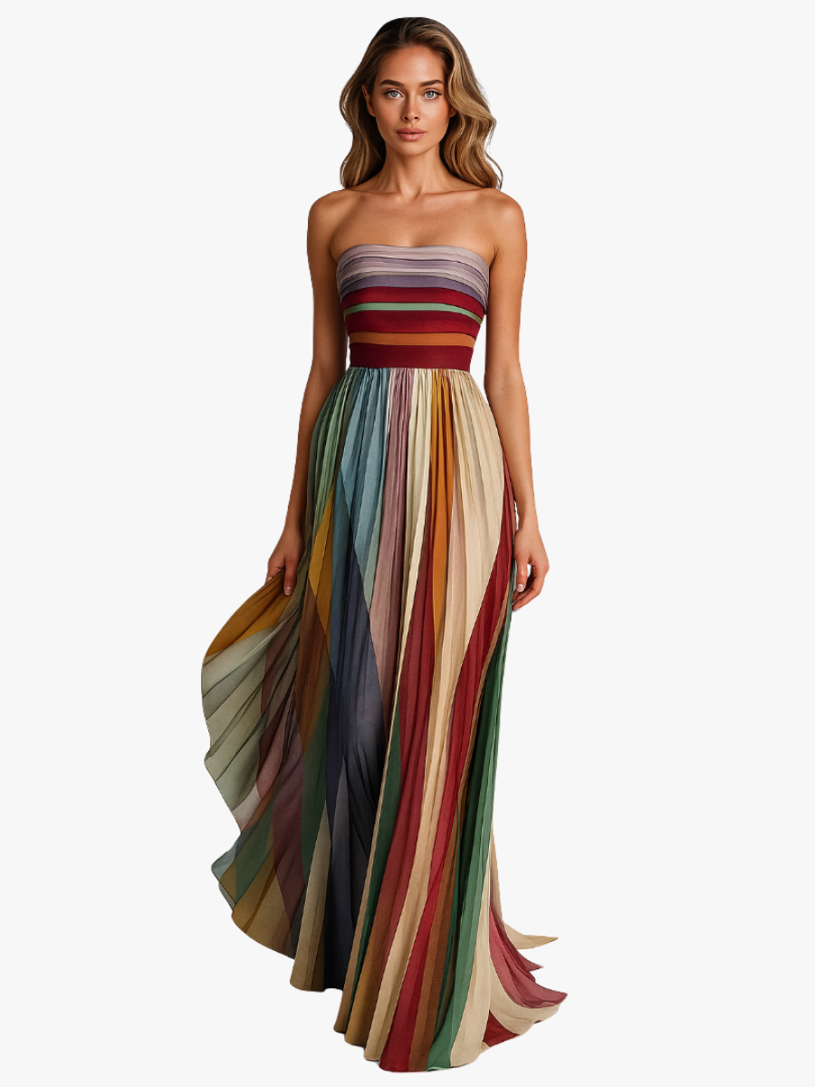 MOREAU LYON | ROBE MAXI SANS BRETELLES POUR FEMMES