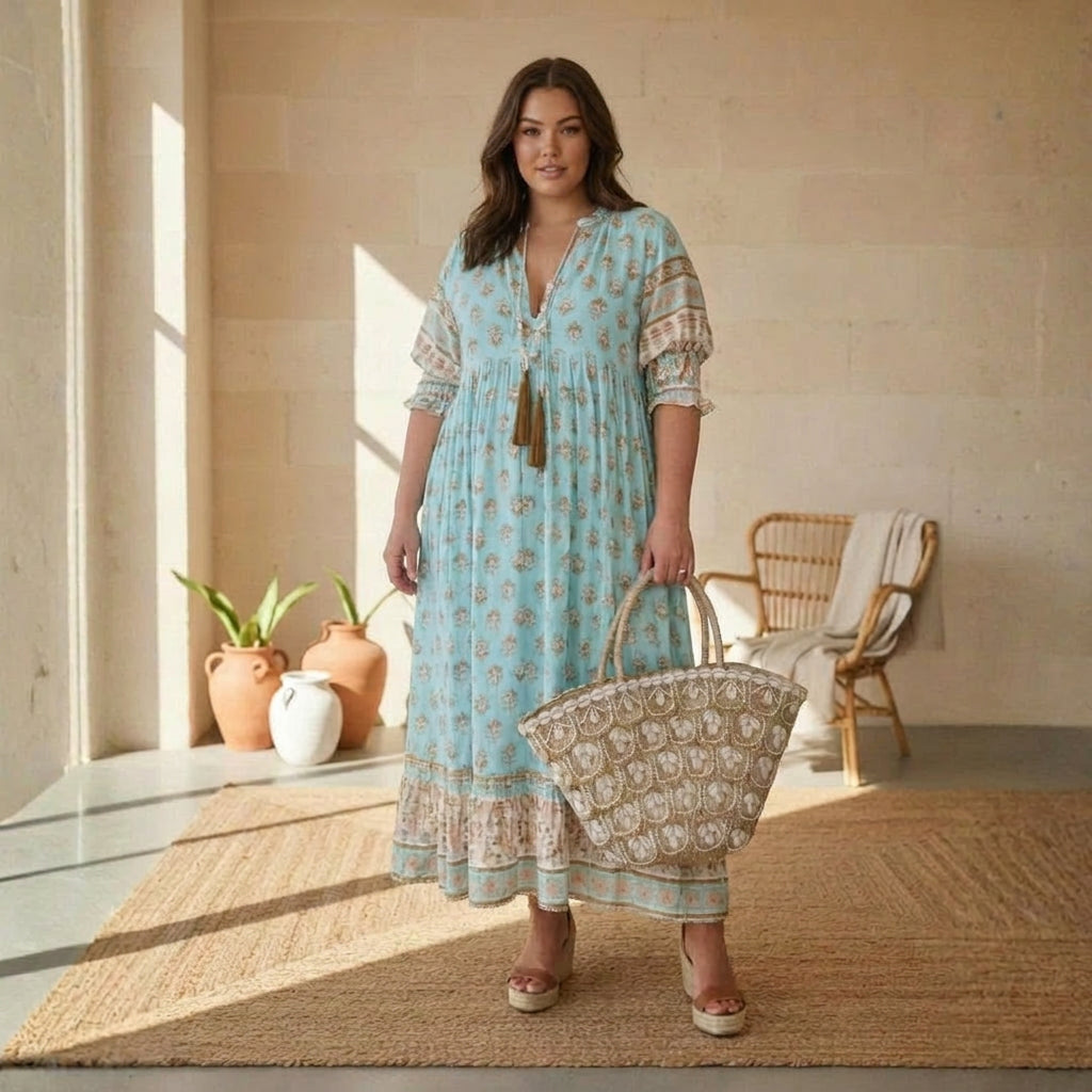 Verity | Vestido bohemio midi
