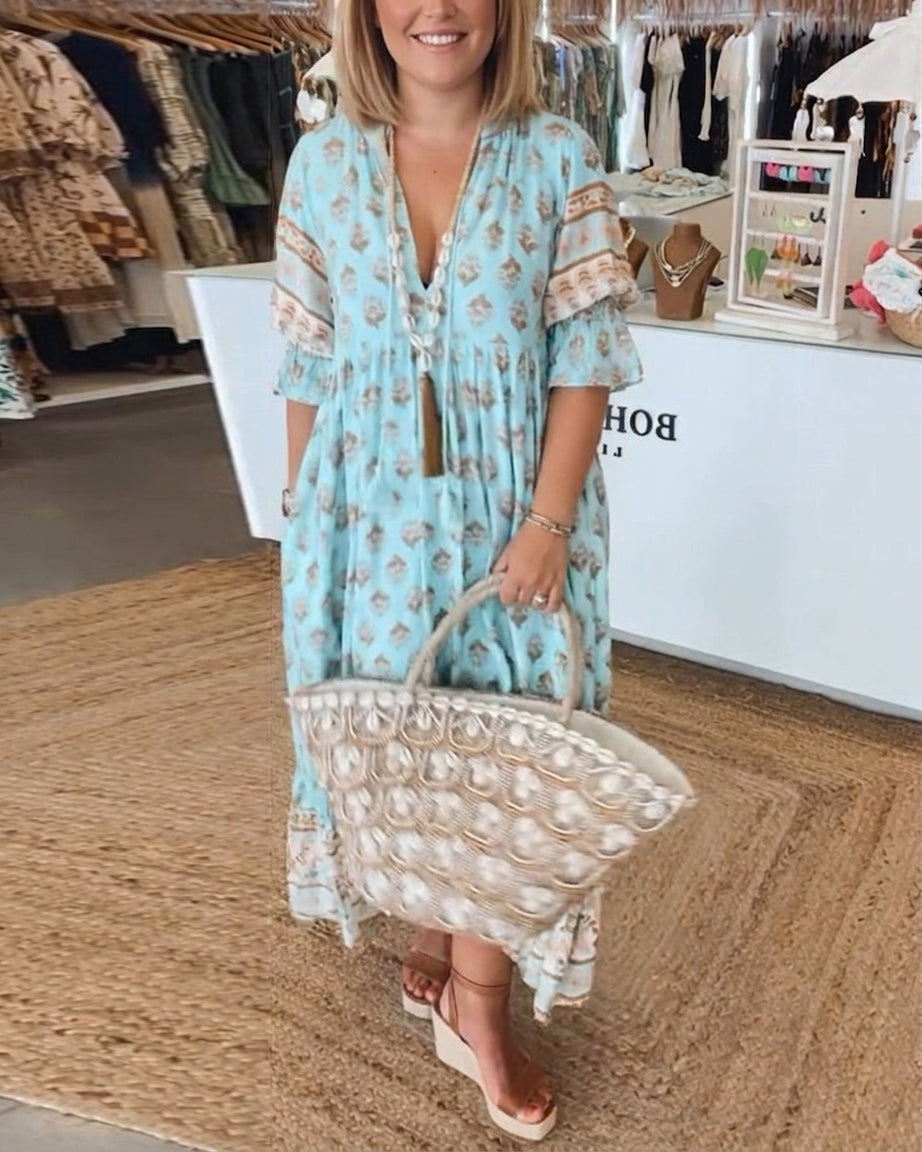 Verity | Vestido bohemio midi