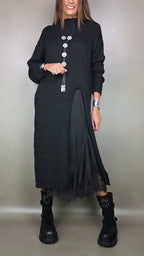 Laluna® | Conjunto elegante completo (Jersey largo + vestido)
