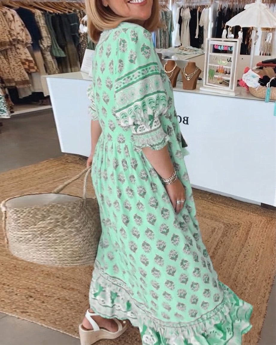Verity | Vestido bohemio midi