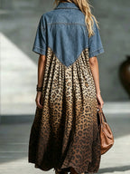 Vestido Penny Vaquero "Leopardo Degradado"