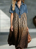 Vestido Penny Vaquero "Leopardo Degradado"